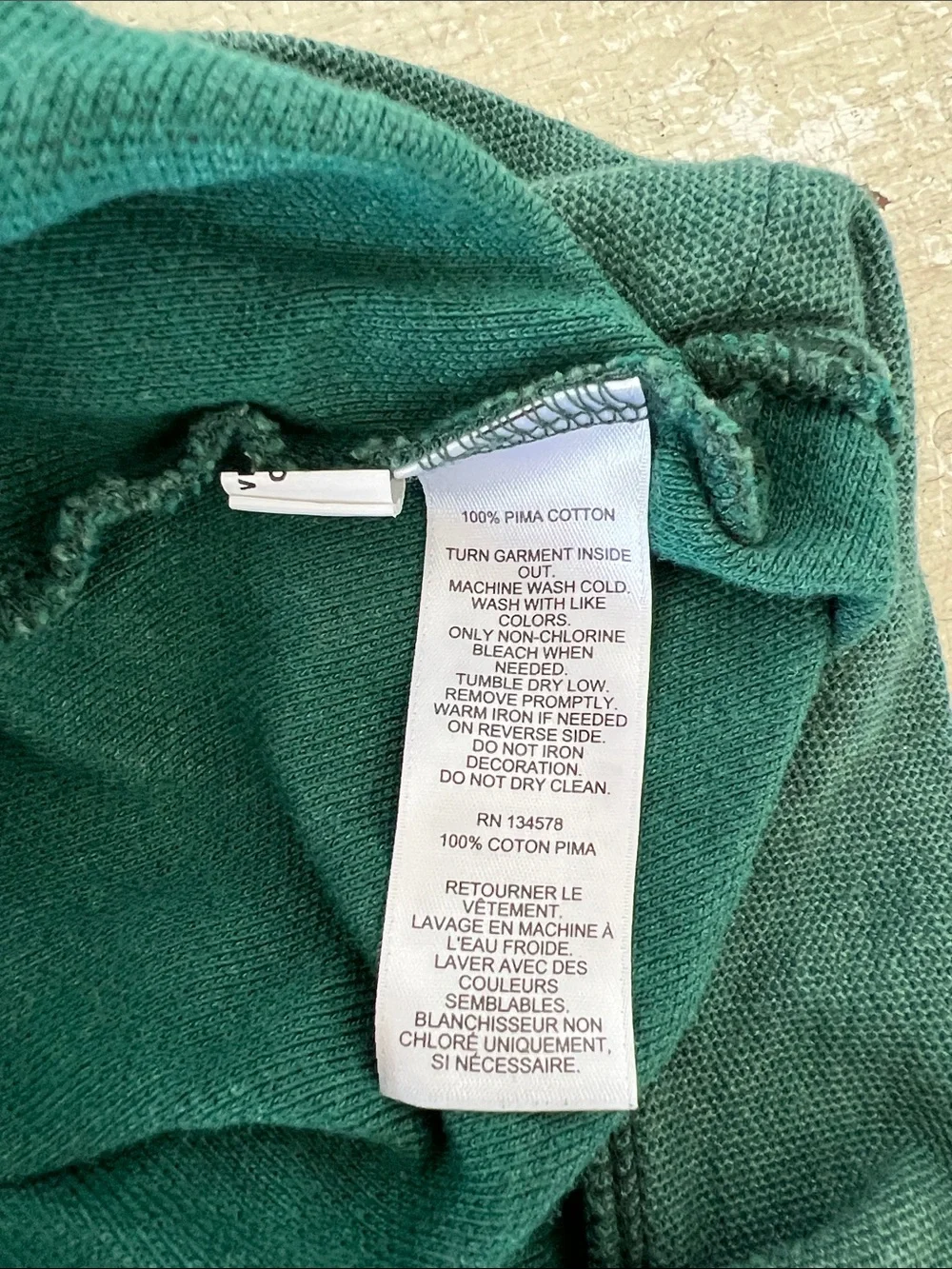 Vineyard Vines Boys Green Heathered 1/4 Zip Pullover Whale Logo Size 7